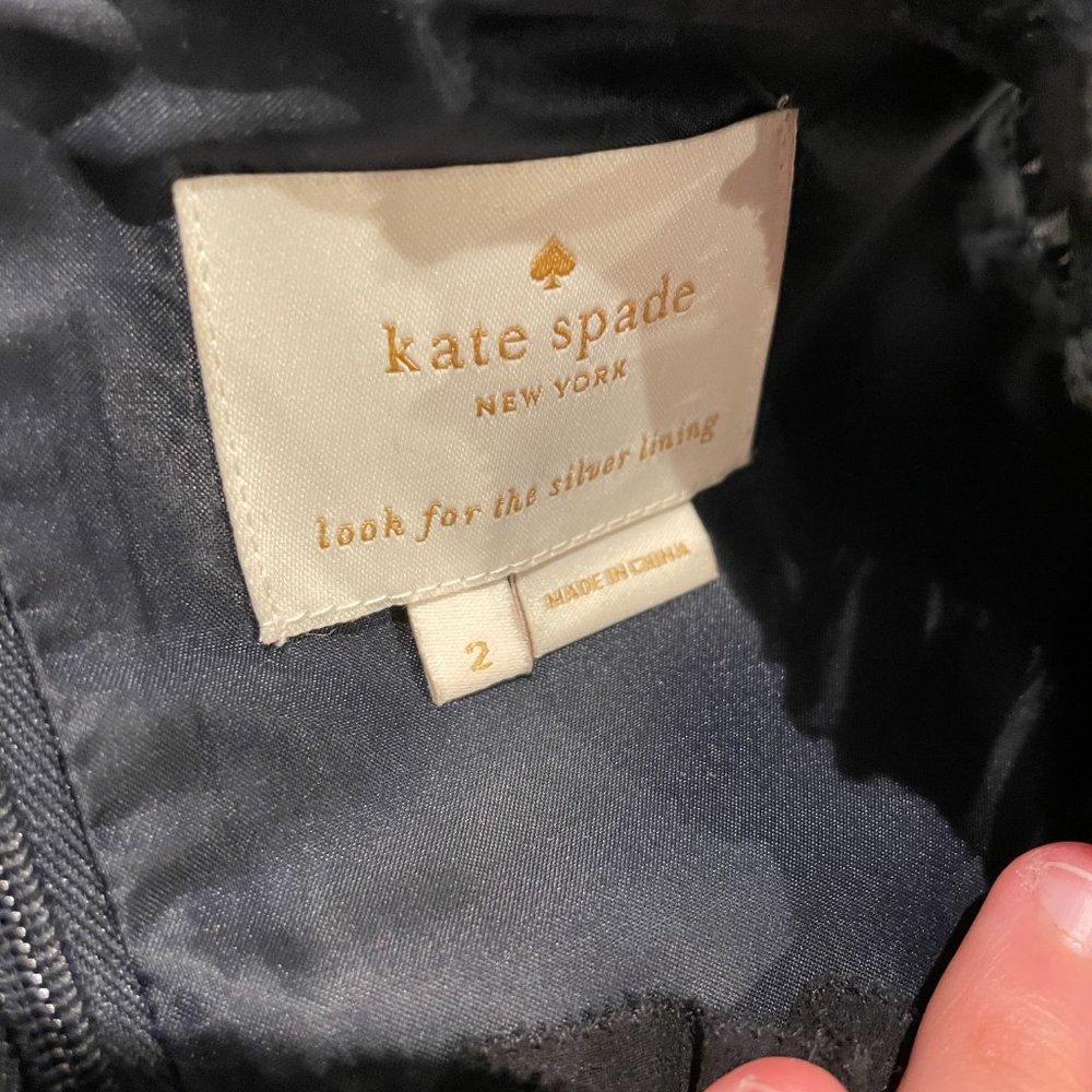 Kate Spade Velvet Bow Dress - Picture 3 of 3
